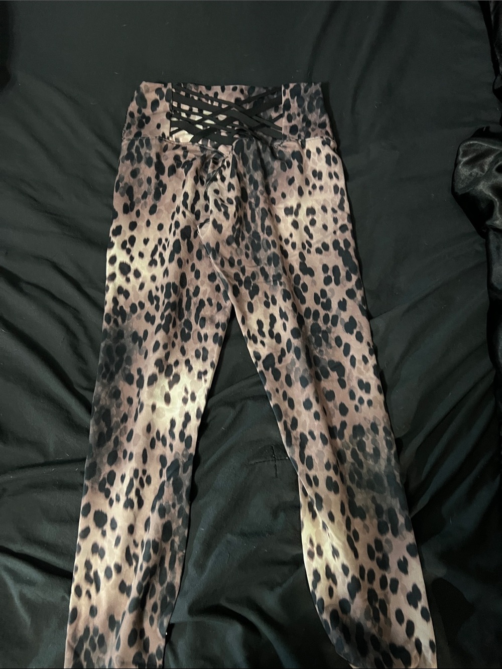 Fabletics Leopard Print High-Waist Leggings - Brown/Black